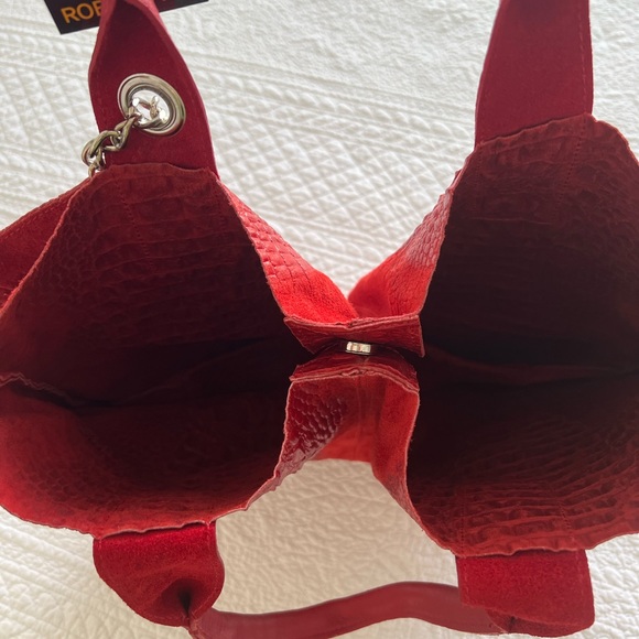 Roberta M red leather bag. - Picture 3 of 3